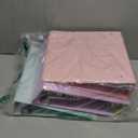 SUNEE 3 Ring Binder 3 Inch 4 Pack, 3" Large Clear View Binders Three Ring PVC-Free (Fit 8.5x11 Inches) for School or Office Supplies, Assorted Pastel