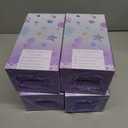 4 x Birthday Gifts for 4 5 6 7 8 9 10 11 12 Year Old Girls Monogrammed Initial Glass Cups,16oz Glass Cups with lid and straw, Personlized Valentine Mermaid Gifts for Kids Girls Purple K