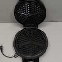Mueller Heart 5 Waffle Maker, Norwegian Waffle Iron, Adjustable Browning Control & Nonstick, Cool Touch Handle, Easy to Clean, Small Kitchen Appliances