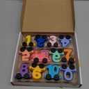 Magnet Number Train Set for Toddlers 1 2 3 4 Years Old - Counting Toy, Color Sorting Toy, Preschool Educational Activities, Learning Toy, Train Birthday Gifts for Boys Girls 1-3, 2-4