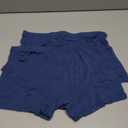 Boxer Briefs Men 2 Pack Men's Underwear Mid Waist Cotton Comfortable Solid Color Boxer Pants Size M