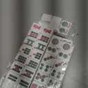 1.2 American Mahjong Tiles, 166 American Mahjong Tiles with White Color (Tiles Only, No Dice and Other Accessories)