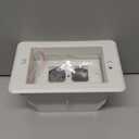 DVFR1W-1 Recessed Outlet Box, Recessed Electrical Box for Wall Mount TV, Outlet Mounting Box for New Construction&Retrofit Projects, Wall Outlet Box with Duplex & Decorator Style Covers,1-Gang