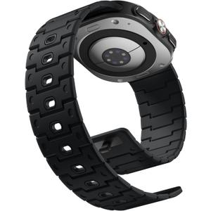 Bandletic Sport Magnetic Band Watchband Compatible with Samsung Galaxy Watch Ultra 47mm Band (2025/2024), Silicone Waterproof Strap Replacement Bands for Galaxy Watch Ultra for Men Women, Black