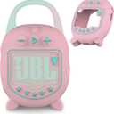 JCHPINE Silicone Cover Case for JBL Clip 5 Ultra Portable Bluetooth Speaker, Protective Skin Accessories for JBL Clip 5 Pro Sound Bluetooth Speaker Stand Up (Only Case) (Pink)