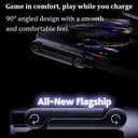 2-in-1 Invisible Stand Charging Cable, Multi Charger Cord with Type C Multi-Angle Adjustable Stand, 240W Fast Charging Cable 5 FT, for Smartphones, Tablets, Laptops, and Gaming Devices