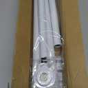 Tension Curtain Rod 30 To 63 Inch White Tension Rods Adjustable Spring Loaded Curtain Rods 7/8" Curtains Rods No Drilling Tension Rods For Windows Bedroom Closet Doorway Door