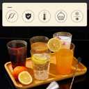 N9R 100PCS 12oz Gold Plastic Cups, Disposable Gold Glitter Plastic Cups Perfect for birthday,Wedding,Party Cups