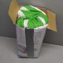 CHxxy Memory Foam Pillows, Cervical Pillow for Neck and Shoulder Pain Relief, Ergonomic Contour Bed Pillow, Soft for Side Sleep Stomach Sleeping and Back Sleeper-Queen Size&Green