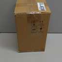 DD&HAPP Glass Beverage Dispenser With Stainless Steel Spigot, 1.2 Gallon Mason Jar Drink Dispenser, Sun Tea, Lemonade & Juice Dispenser for Parties, Weddings & Events.Leak-Proof, Infuser Included