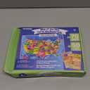 QUOKKA United States Puzzles for Kids Ages 4-6 - 70 Pcs USA Map Kids Puzzle with 50 Cards 400+ USA Facts - State & Capitals Floor Jigsaw Puzzles for Children 6-8 - Educational Toys Gift for Boys Girls