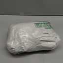 Cream Short Linen Curtains for Small Window 2 Panel Set Kitchen Curtains 45 Inch Length Pinch Pleated Back Tab 100% Blackout Natural Linen Room Darkening Thermal Insulated Drapes for Cafe Bathroom