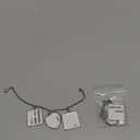 Set Sublimation Bracelets Blanks Heat Transfer Bracelet Adjustable Heart Square Photo Bezel Tray Craft Setting for Women 2 Pack