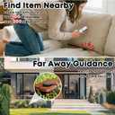 Air Tracker Tags-4 Pack for Android, Bluetooth Luggage Tracker Anti Lost Keys Finder/Item Locator with Holder Case Work with Google's Find Hub for Key, Backpack, Luggage, Wallet, Precise Position