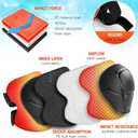 2 x Toddler/Kids Bike Helmet Set for Boys Girls 3D Adjustable Kids Helmet Protective Gear Set Knee Elbow Wrist Pads and Multi-Sports Skateboard Scooter Cycling Roller Balance Bike