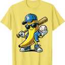 Banana Cap Cool Men Women Kids Youth Boys Women T-Shirt, L