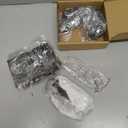 Haysandy 4 Pcs Wolf Granny Costume Set Big Wolf Hat Tail Claws Gloves Granny Glasses for Adult Werewolf Cosplay