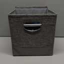 Whitmor 14-Inch Collapsible Cube, Gray, 1 Pack
