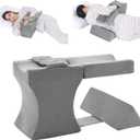 ROYALAY Shoulder Surgery Pillow for Sleeping, Arm Elevation Pillow Support with Soft Cover, Memory Foam Arm Cushion for Side Sleepers, Suitable for Shoulder Pain Relief