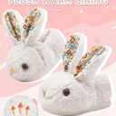 OWIF Kids Toddler Slippers Boys Girls Dinosaur Bunny House Shoes Non Slip Warm Soft Winter Fuzzy Indoor Slipper