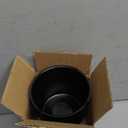 2 Pcs 4.25" Push Through Wheel Center Caps for Truck Trailer RV - Carbon Steel Closed-end Hub Caps (Fits 4.25" Bore, 3.66" Tall, Black)