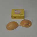 Niidor Strapless Bras for Women Sticky Bra Push Up Invisible Backless Bra with Nipple Covers Nude