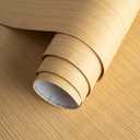 Neutral Brown Fabric Grasscloth Peel and Stick Wallpaper Waterproof vinyl Grass Cloth Stripes Textured Contact Paper 16x118 inch Faux Linen Thick Wall Paper for Furniture Countertop Cabinet Walls Wrap