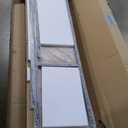 FAVSH Full Size Loft Bed with L-Shaped Desk and Built-in Storage Shelves & Wardrob, Convertible Stairs, Metal Loft Bed Frame with LED Light & Charging Station, for Teens/Adults (Black)