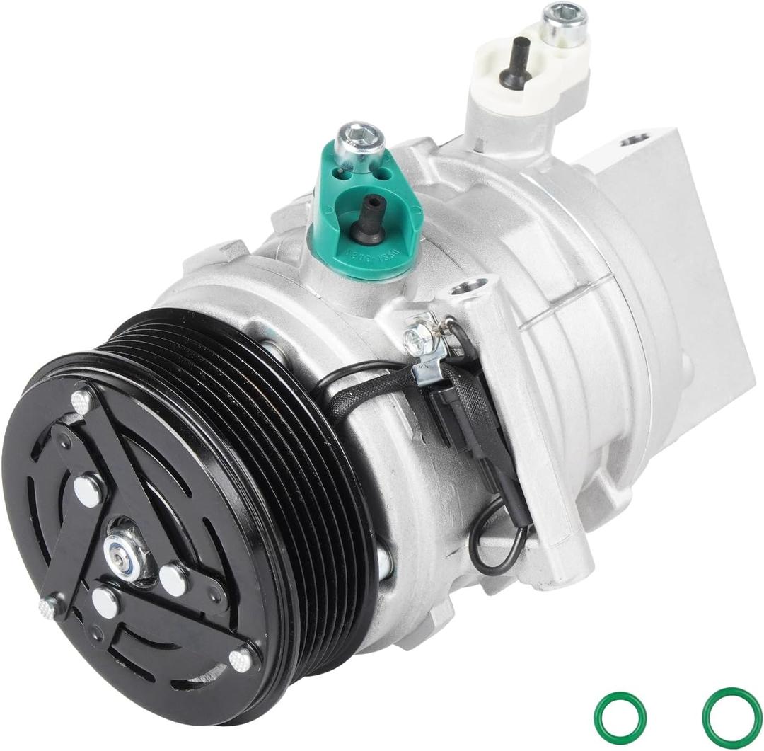 Air Conditioner A/C Compressor with Clutch for Nissan March 1.6 2012-2019, Micra 1.6 2015-2019, Note 1.6 2014-2019, Tiida 1.6/1.8 2016-2018, Versa 1.6 2012-2019, Versa Note 1.6 2014-2019