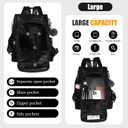 PINCNEL Women Backpack Purse Waterproof Nylon Anti-theft Rucksack Lightweight Shoulder Bag