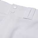 Champro Boys' MVP Open Bottom Relaxed Fit Baseball Pants (White, XL)