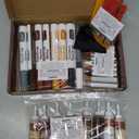 Katzco Furniture Repair Kit Wood Markers - Set of 34 - Markers and Wax Sticks with Sharpener - for Stains, Scratches, Floors, Tables, Desks, Carpenters, Bedposts, Touch-Ups, Cover-Ups