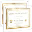 2 Pack Clear Acrylic Frame, Fits 8.5x11, 11x14 and a4 Size Picture or Certificate, No Drill Wall Mounted Photo Frames, Self Adhesive Diploma Frames with Magnetic, Full Frame-11.6x14.6 Inch