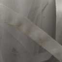 Unsutuo 2 Tiers Bride Wedding Veil Ivory Ribbon Cathedral Veil Bridal Veil for Women, One Size