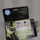 HP Original 952 Cyan, Magenta, Yellow / 952XL Black Ink Cartridges (4-Pack) | Works OfficeJet 8702 OfficeJet Pro 7700, 8210, 8700 Series | Eligible for Instant Ink | N9K28AN