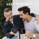 2 x Scented Candle for Men - Man Cave Gifts Coffee Leather Woody Scent | 50Hr Burn Soy Wax Candle in Metal Tin (9oz) - Masculine Home Decor, Birthday Gift for Him