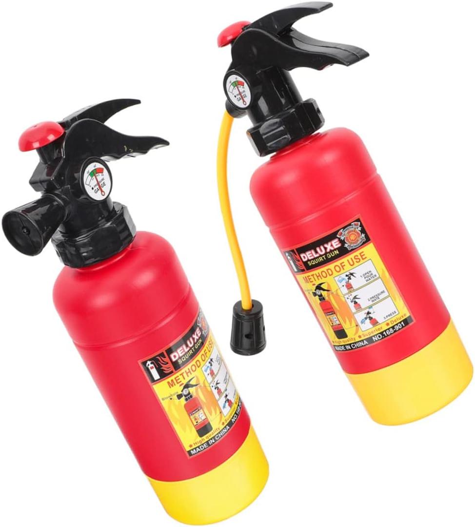 YARNOW 2Pcs Fire Extinguisher Water Squirt for Lightweight Pump Water Shooter Pool Realistic for and