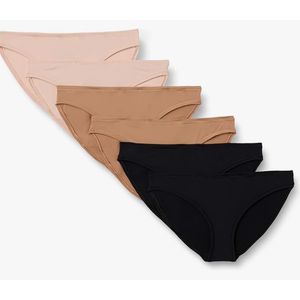 Amazon Essentials Women's Peached Microfiber Bikini Panty
(F, Small)