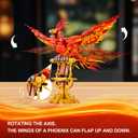 Magic Fire Phoenix Set Compatible with Lego, 938PCS Fire Phoenix Toy Collection Model for Adults, Christmas Birthday Gift for Kids Boys Girls
