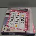 Dan&Darci Cinema Light Box for Girls - Gifts for 8 9 10 11 12 Years - Gifts for 10 Year Old Girl - Pink Christmas Decor for Teen Girls Bedroom - Preteen Room, Tween, Girl Trendy Stuff Birthday Gift