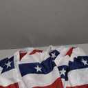 3x6Ft American Bunting Flags Outdoor, Patriotic Bunting for 4th of July Decorations, Memorial Day Patriotic Decorations, USA Pleated Fan Flag for Outdoor Indoor Use (Set of 3)