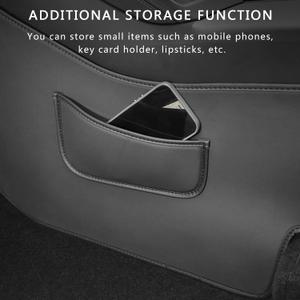 TOPABYTE Seat Side Anti Kick Pads for Tesla Model Y Juniper Launch Series Accessories 2026 2025 Interior Guard Floor Mat Water Resistant & Dirt Center Console Protector Cover