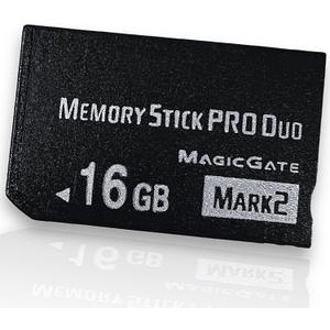 16GB High-Speed Memory Stick Pro Duo Mark2 - for PSP and Camera Memory Cards