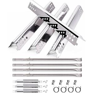 Yiming Grill Replacement Parts for Char-Broil Performance 475 4 Burner 463347017, 463335517, 463342119, 463276517, 463244819 Grill Models, Heat Plates, Burners, Carryover Tubes & Igniters Replacement
