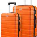 Suitour 2 piece Luggage Sets with Spinner Wheels,Hardside Lightweight 20/24 inch Suitcase Set