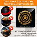 5pcs Thermochromic Silicone Induction Cooktop Protector Mat - Silicone Mat for Induction Cooktops