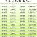 24"Wx8"H Duct Opening Return Air Grille,Air Return Vent Cover Grill for Sidewall and Ceiling,Solid Steel AC Vent Cover HVAC Cold Air Intake Grille Without Filter House,Outer Dimension:25.75WX9.75"H