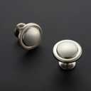 Ravinte 10 Pack 1-1/4 Inch Kitchen Cabinet Knobs Brushed Nickel Zinc Pulls Door Handles for Dresser Drawers