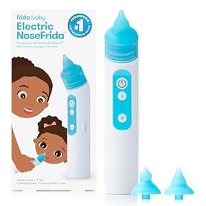 FridaBaby Electric NoseFrida | USB Rechargeable Nasal Aspirator with Different Levels of Suction by Frida Baby