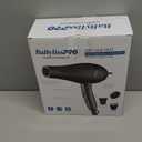 Nano Titanium 2000-Watt Blow Dryer with Concentrator Nozzle, Professional Grade Ionic Corded Styling Tool for Hair (Black)